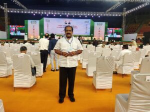 25.09.2021, Sri Tanneeru Nageswara rao, Chairman attending National Co-operative Conference @New Delhi